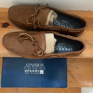 Sperry Men's Tan Leather Boat Shoes